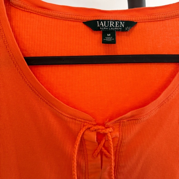 Ralph Lauren Vibrant Orange Short Sleeve Tee - Picture 3 of 7